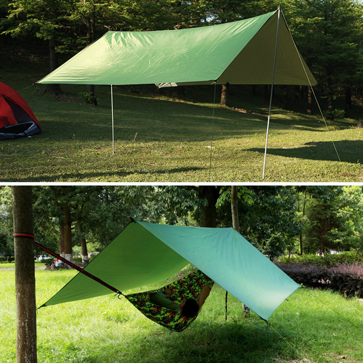 Cheap Goat Tents Outdoor Waterproof UV Resistant Camping Tarp Folding Tent Beach Shade Tarp Multifunctional Sunscreen Beach Pergola Shade Tent Tents 